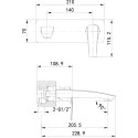Смеситель IDDIS Ray RAYSB00i65 С ВНУТРЕННЕЙ ЧАСТЬЮ, для раковины, хром