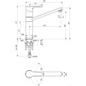 Смеситель Ideal Standard Alpha BC813AA для кухонной мойки