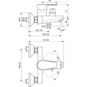 Смеситель Ideal Standard Cerafine D BC494AA для ванны с душем