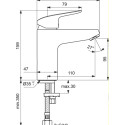 Смеситель Ideal Standard Ceraflex B1714AA для раковины