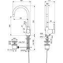 Смеситель Ideal Standard Ceraline BC195AA для раковины