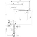 Смеситель Ideal Standard Crafine O BC554XG для раковины