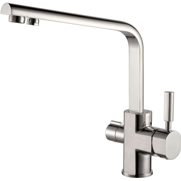 Смеситель Kaiser Decor 40144-5 для кухонной мойки, серебро