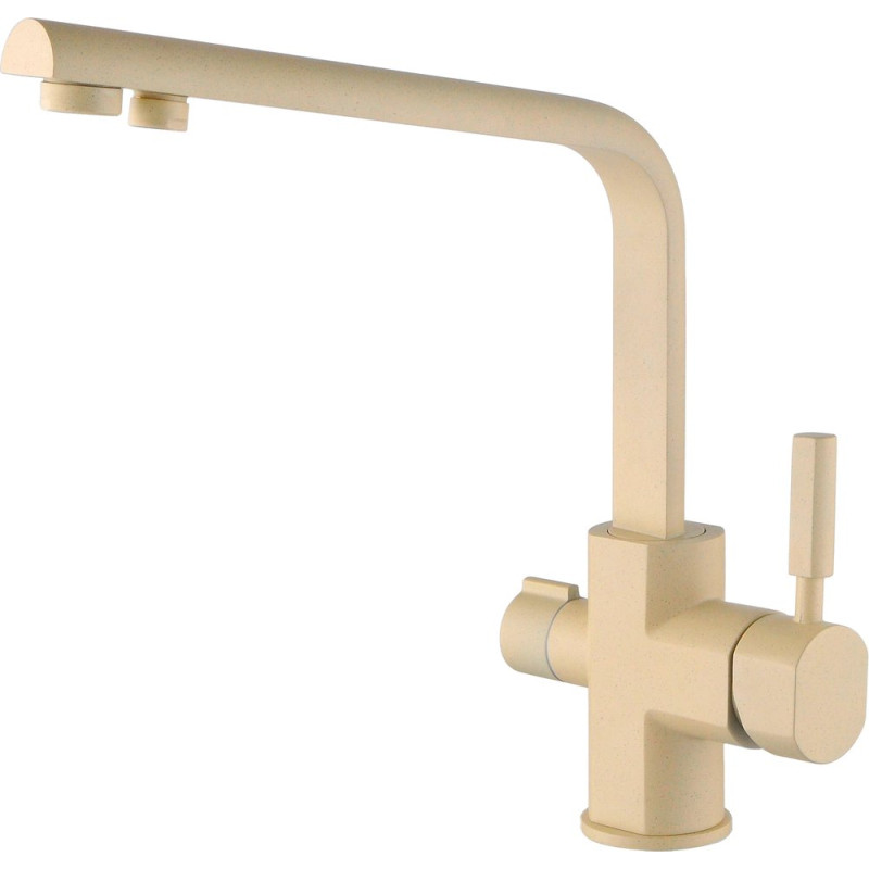 Смеситель Kaiser Decor 40144-6 для кухонной мойки, песочный желтый