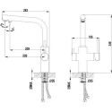 Смеситель Lemark Comfort LM3060C для кухонной мойки с фильтром Аквафор Осмо PRO 50