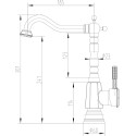 Смеситель Lemark Jasmine LM6605ORB для кухонной мойки