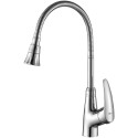 Смеситель Lemark Linara LM0413C для кухонной мойки + душевая штанга
