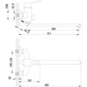 Смеситель Lemark Luna LM4151C универсальный