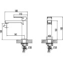 Смеситель Lemark plus Grace LM1537C для раковины