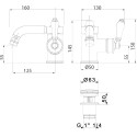 Смеситель Migliore Ermitage 24998 для биде, бронза