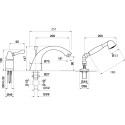 Смеситель Migliore Maya ML.MAY-8950.DO на борт ванны, золото