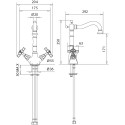 Смеситель Migliore Princeton ML.CUC-851.BR для кухонной мойки, бронза