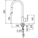 Смеситель Nobili ABC AB87137/1CR для кухонной мойки