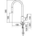 Смеситель Nobili Nobi NB84137/1CR для кухонной мойки