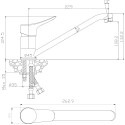 Смеситель Olive'S Arriba 09400AR для раковины