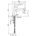Смеситель Paini Bios 05CR205LMKM для раковины