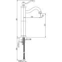 Смеситель Paini Duomo 88F3211LLSSR для раковины