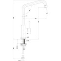 Смеситель Paini IXA IXA1572SKM для кухонной мойки