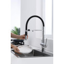 Смеситель Paulmark Magneto Ma213118-CR для кухонной мойки, хром с системой обратного осмоса