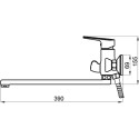 Смеситель Raiber Zinger R1504 универсальный