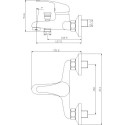 Смеситель Rossinka Y Y35-31 для ванны с душем