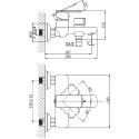 Смеситель Rush Bruny BR4335-44 для ванны с душем