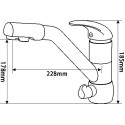 Смеситель Seaman Barcelone SSL-5361 Light Bronze для кухонной мойки