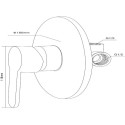Смеситель Swedbe Platta 5517 для душа