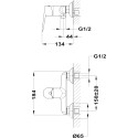 Смеситель TEKA Sineu 832321200 для душа