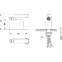 Смеситель Timo Torne 4362/03F для биде