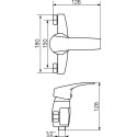 Смеситель Veragio Enlar VR.ENL-5330.CR для душа, хром