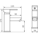 Смеситель Veragio Quartet VR.QRT-4610.CR для раковины, хром