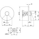 Смеситель Villeroy & Boch Dawn TVS10635211361 для душа