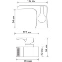 Смеситель Wasserkraft Berkel 4869 для раковины