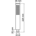Смеситель Wasserkraft Glan 6601 для ванны с душем