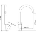 Смеситель Wasserkraft Leine 3507 для кухонной мойки