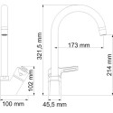 Смеситель Wasserkraft Ruhr 24407 для кухонной мойки