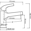 Смеситель Wasserkraft Sauer 7103 для раковины