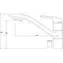Смеситель Zorg Clean Water ZR 404 KF черный металл для кухонной мойки