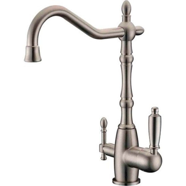 Смеситель Zorg Sanitary ZR 312 YF-33-nikel для кухонной мойки