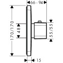 Термостат Axor Urquiola 11730000 для душа