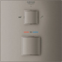 Термостат Grohe Grohtherm Cube 24155AL0 для ванны с душем, темный графит