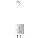 Термостат Grohe Grohtherm SmartControl 29153LS0 для душа, moon white