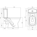 Унитаз-компакт Santek Алькор 1WH302196