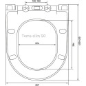 Унитаз подвесной Berges Wasserhaus Okus 082127 с микролифтом