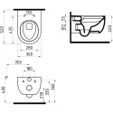 Унитаз подвесной Bien Vokha MDKA052N1VP0W5000 безободковый, белый