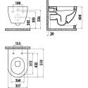 Унитаз подвесной Creavit Free FE320.G0100 белый матовый