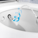 Унитаз подвесной Geberit AquaClean Mera Comfort 146.214.21.1 с системой удаления запахов, глянцевый хром