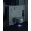 Унитаз подвесной Geberit AquaClean Mera Comfort 146.214.21.1 с системой удаления запахов, глянцевый хром