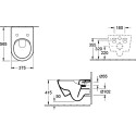 Унитаз подвесной Villeroy & Boch Subway 2.0 5614 R001